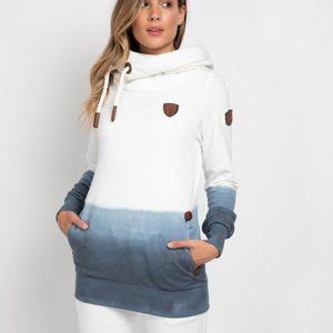 Wanakome Artemis Hoodie - Indigo Dip Dye